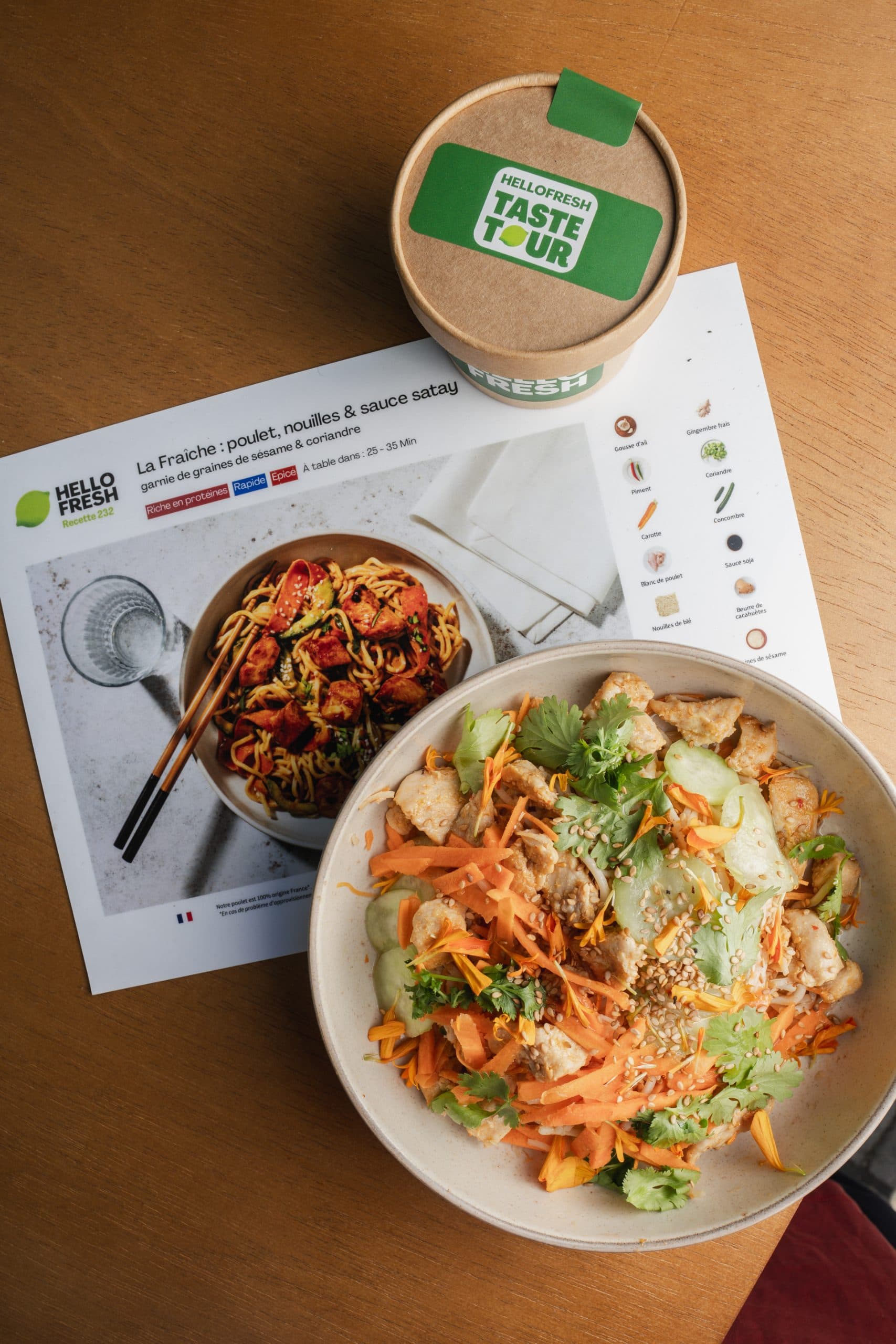 HelloFresh Taste Tour — les recettes HelloFresh en dégustation