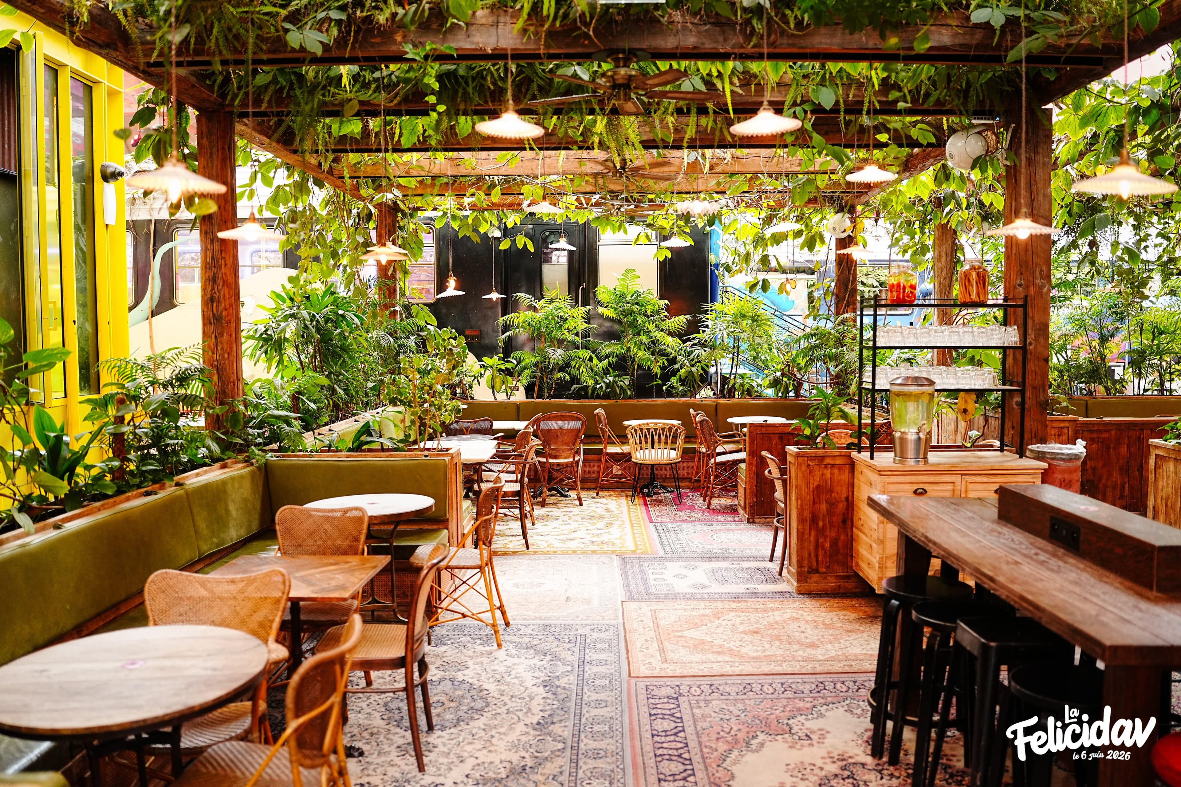 Terrasse végétalisée de La Felicità