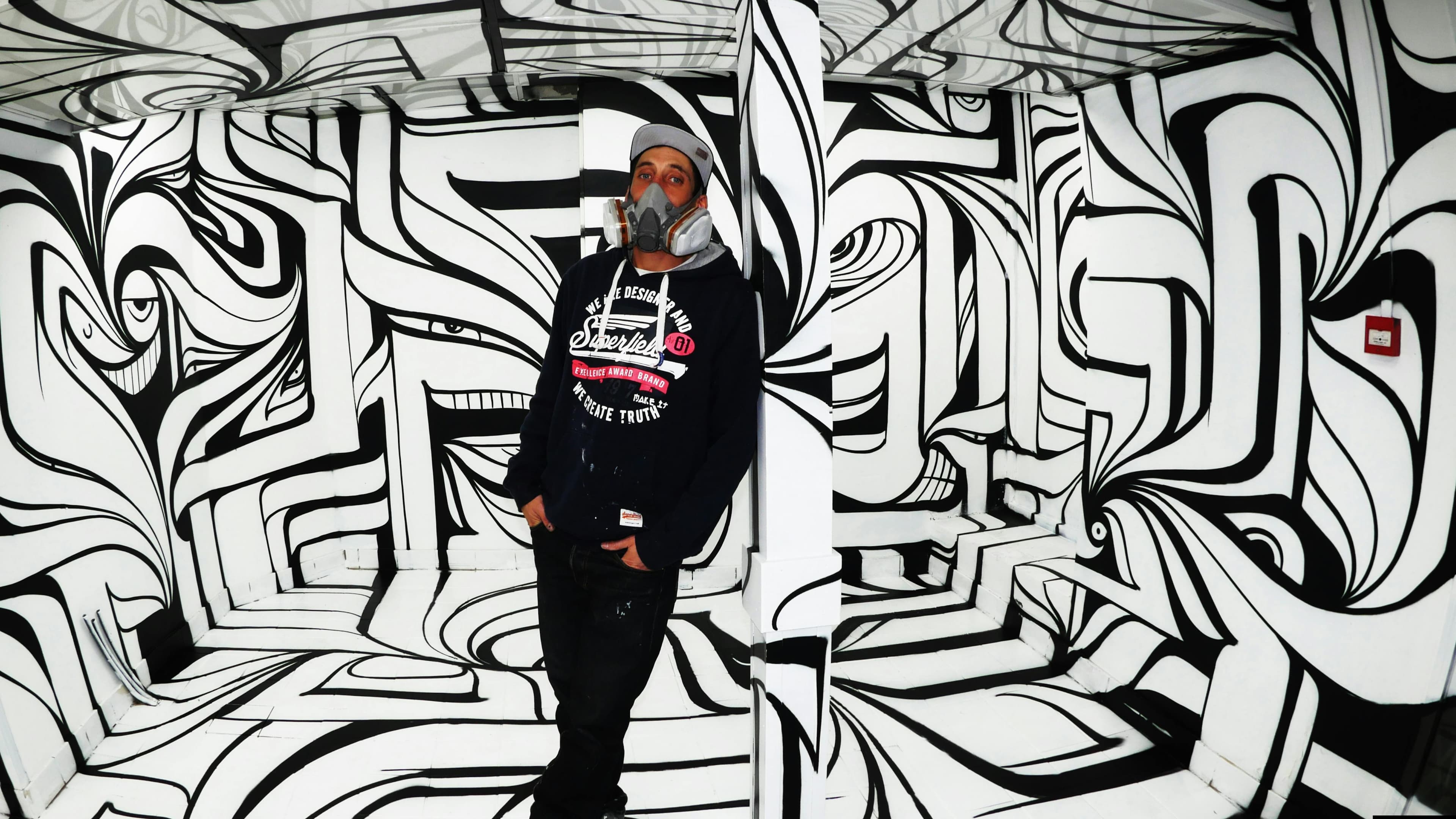 artiste tag au black supermarket de carte noire