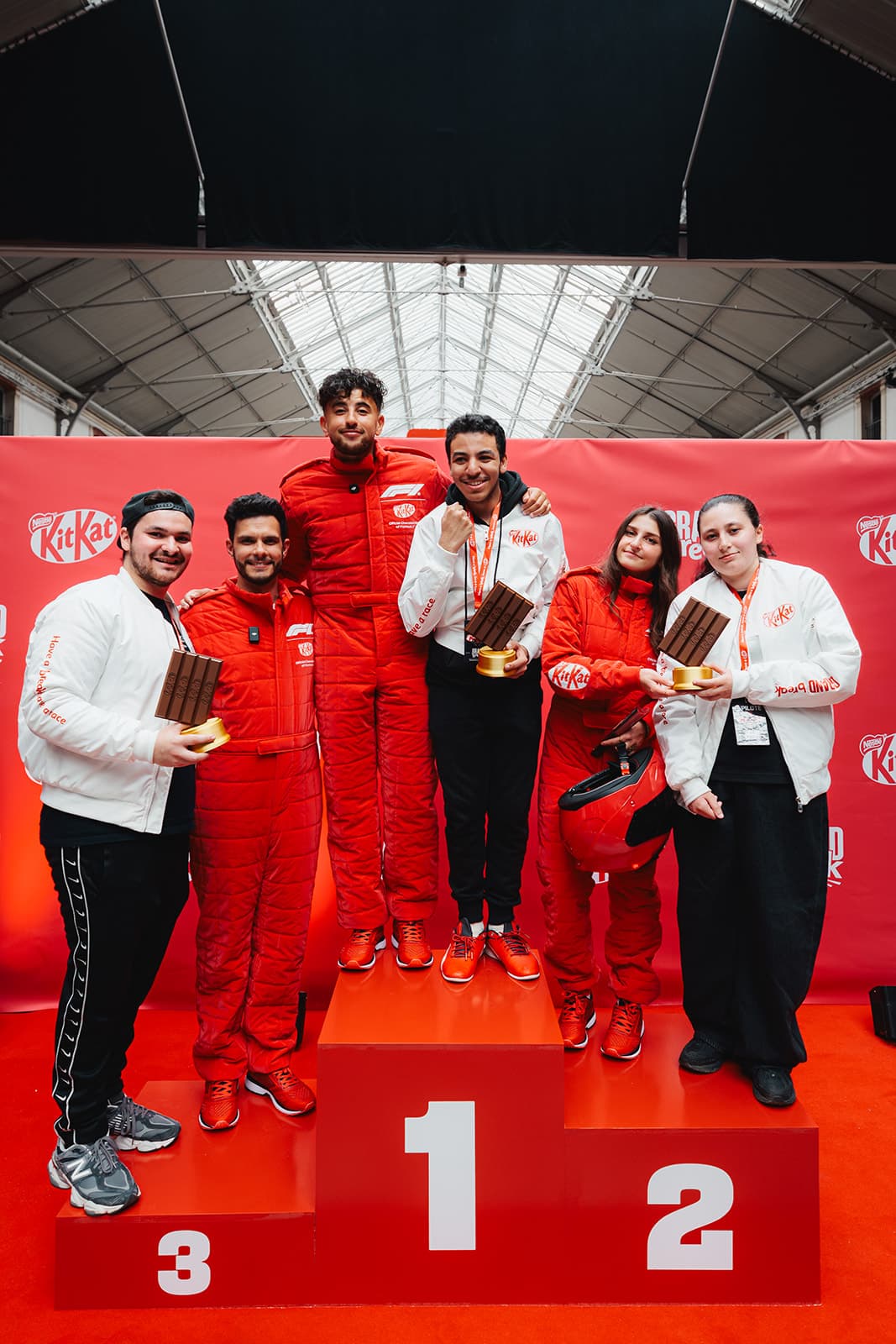 Podium du Grand Break KitKat
